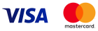 Visa and Mastercard accepted