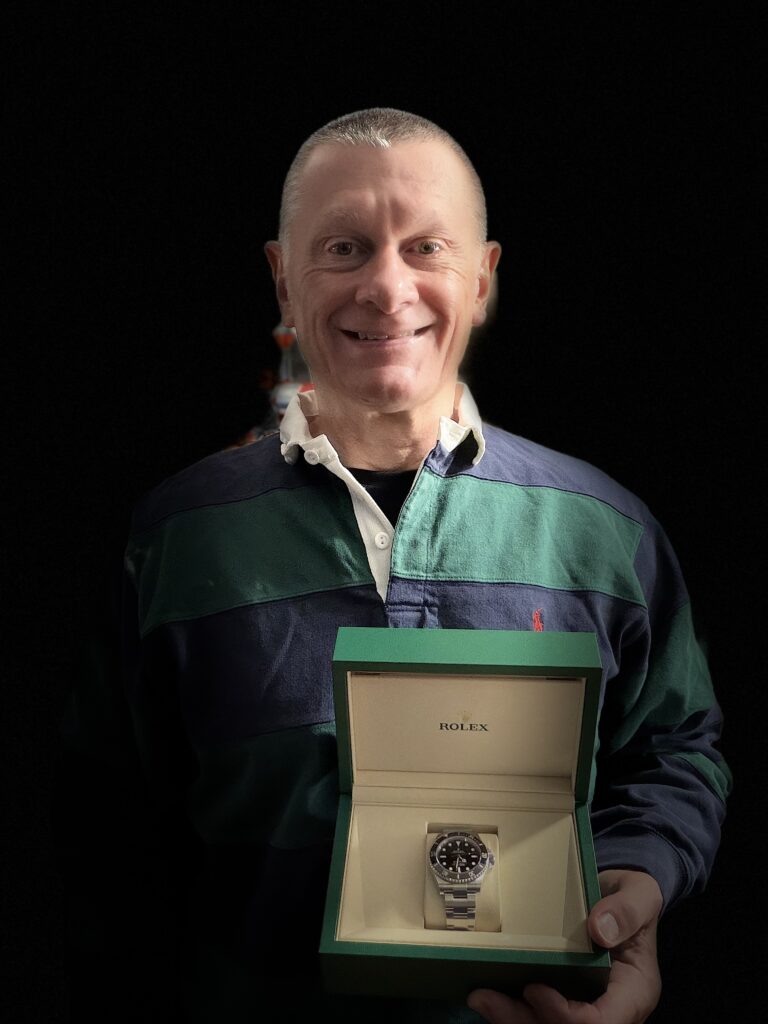 Jon Brillhart, winner of the Rolex Submariner