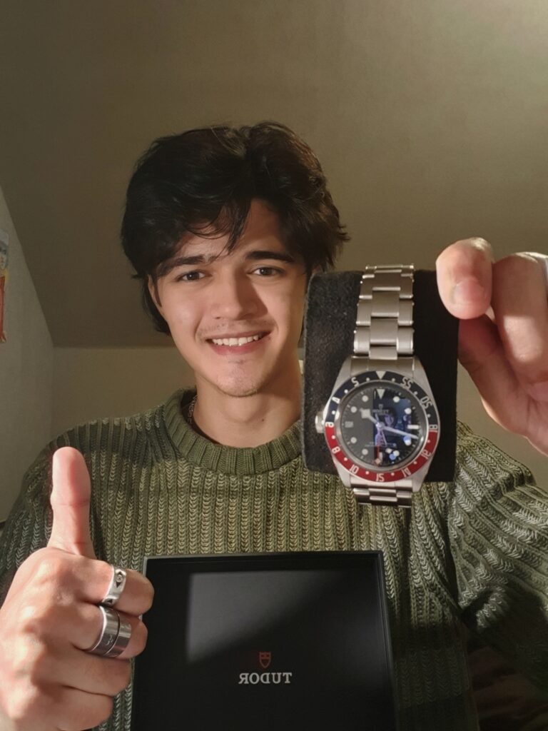 Patrik Boo, winner of the Tudor GMT 'Pepsi'
