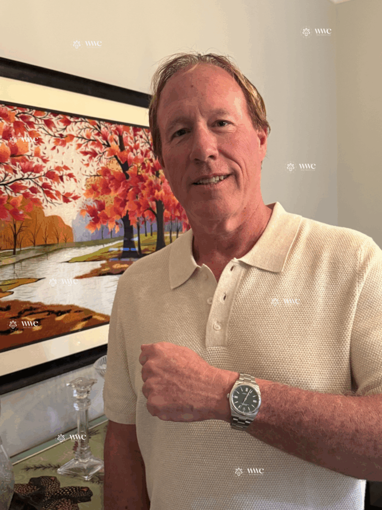 Mike McCown, winner of the Rolex Oyster Perpetual 41