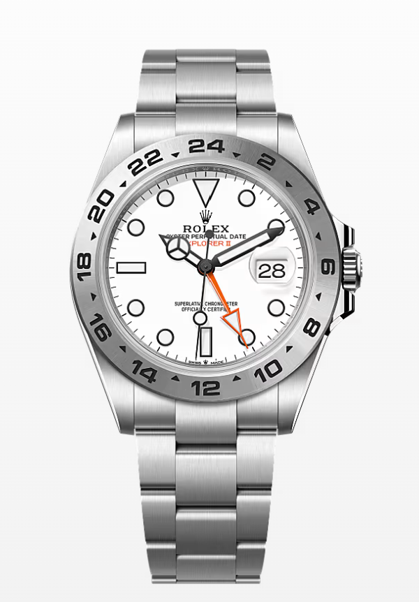 Rolex Explorer II (White Dial) - Wolf Watch Club