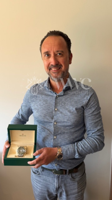 Peter Vanwingh, winner of the Rolex Submariner Date "Hulk"