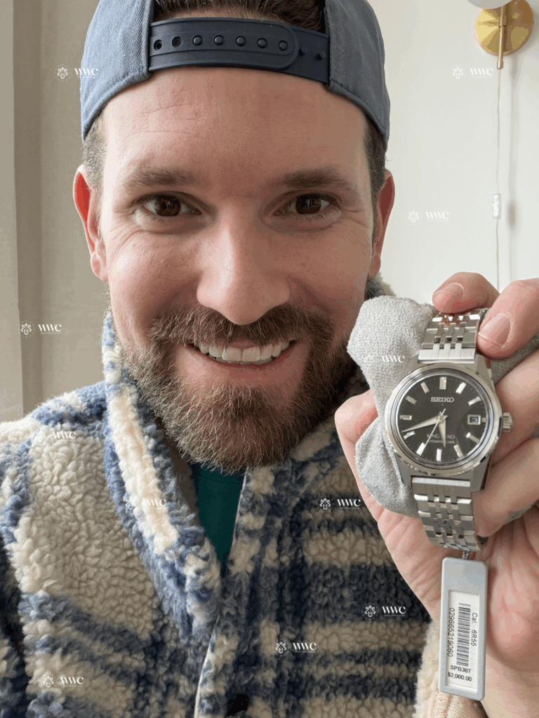 Eric Schneider, winner of the King Seiko