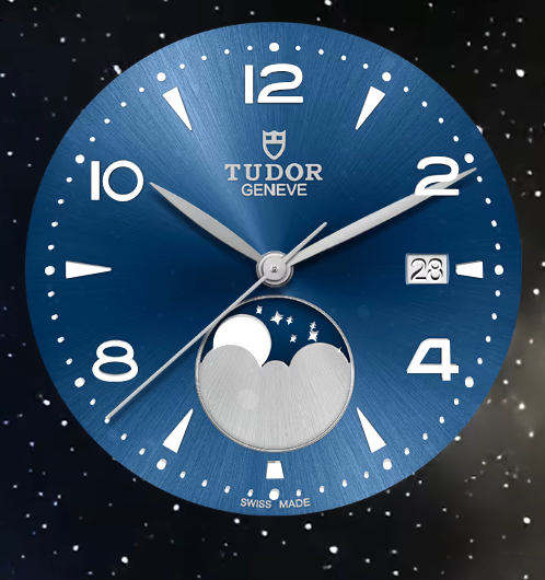 Tudor 1926 Luna Moon Phase