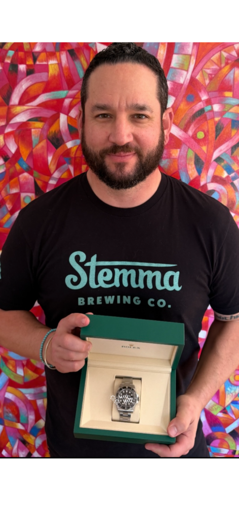 Adam Needleman, winner of the Rolex Submariner Date
