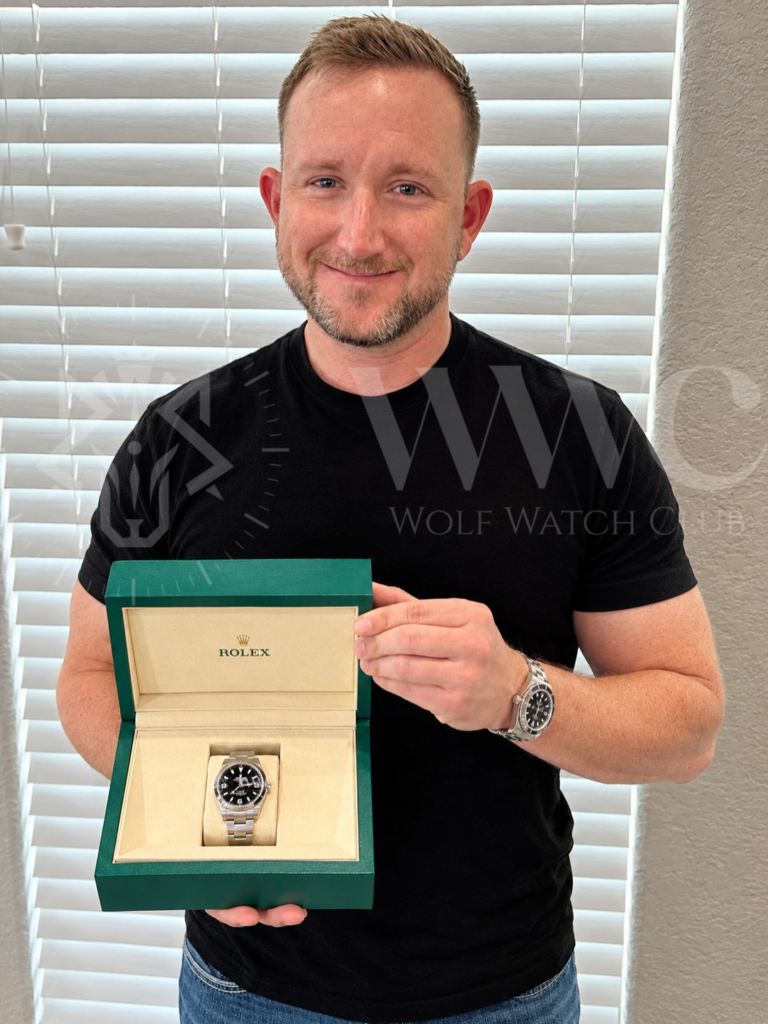 Dylan Doyle, winner of the Rolex Explorer 36